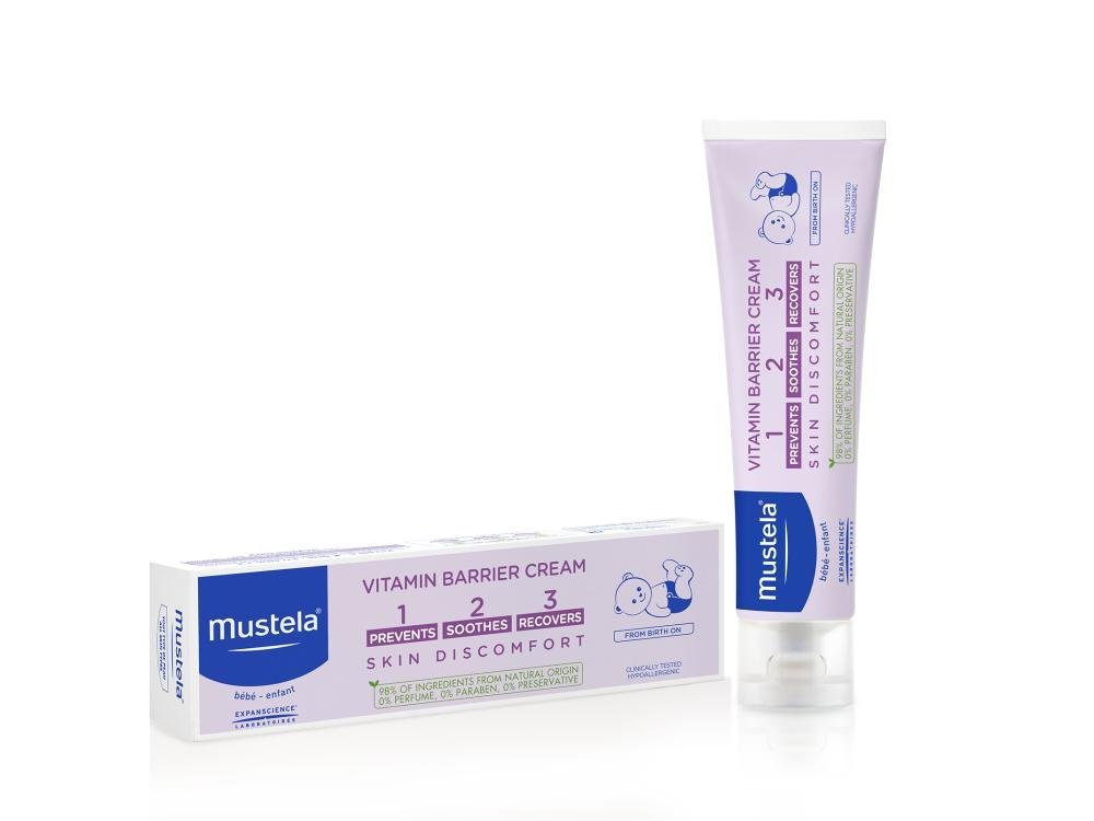 TUBEETUI-123-GB-.jpg MUSTELA 1 2 3 Vitamin barrier cream 50ML - Image 1