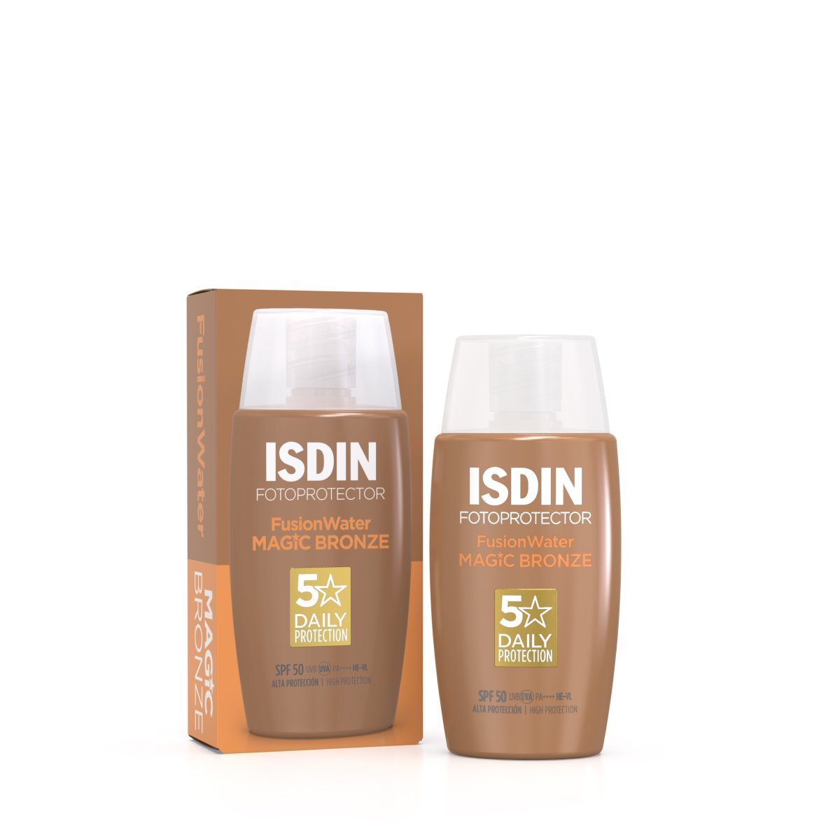 ISDIN Fotoprotector Fusion Water MAGIC Bronze SPF 50 - Image 1