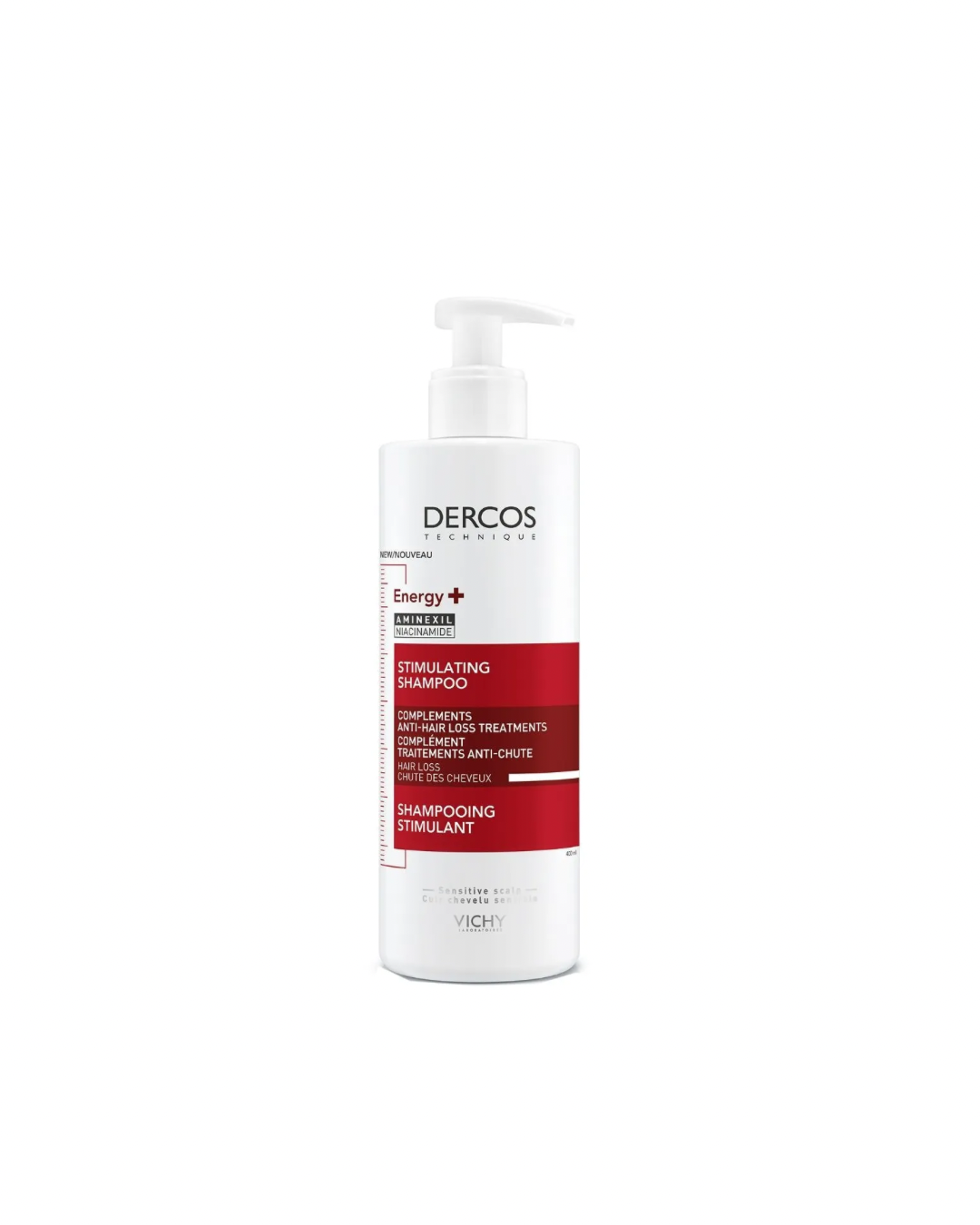 Untitled design VICHY DERCOS ENERGISING SHAMPOO 390ml - Image 1